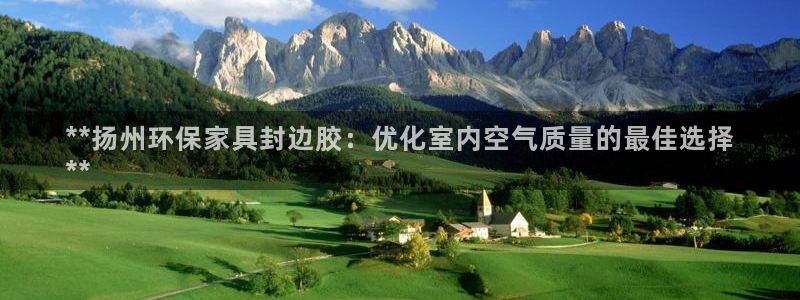杏耀官网娱乐：**扬州环保家具封边胶：优化室内空气质量的最佳