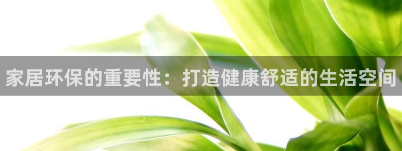 杏耀平台代理登录网址：家居环保的重要性：打造健康舒适的生活空