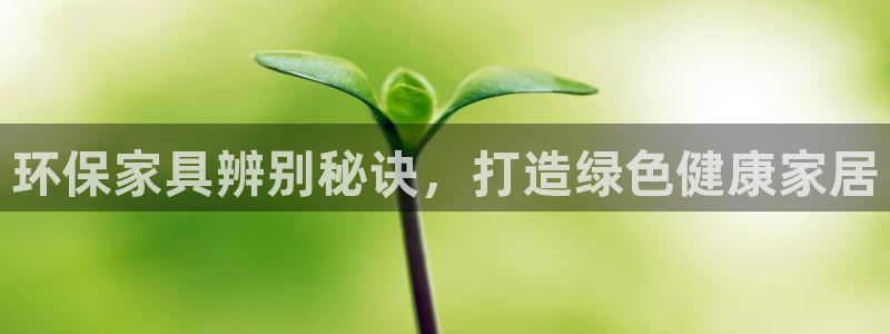 杏耀平台娱乐登陆：环保家具辨别秘诀，打造绿色健康家居